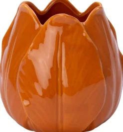 Intratuin Blumentopf Bjorn orange D 14 H 13,5 cm| Blumentöpfe & Pflanzgefäße|Blumentöpfe