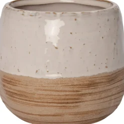 Intratuin Blumentopf Bobby braun D 14 H 12 cm| Blumentöpfe & Pflanzgefäße|Blumentöpfe