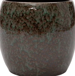 Intratuin Blumentopf Braz grün D 26 H 26 cm| Blumentöpfe|Blumentöpfe & Pflanzgefäße