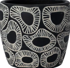 Intratuin Blumentopf Carl schwarz D 18 H 16 cm| Blumentöpfe & Pflanzgefäße|Blumentöpfe