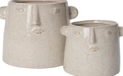 Intratuin Blumentopf Dani weiß D 14 H 10 cm| Blumentöpfe|Blumentöpfe & Pflanzgefäße