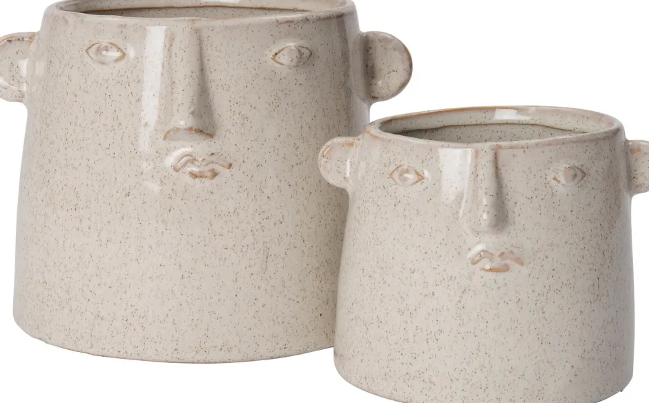 Intratuin Blumentopf Dani weiß D 22,5 H 16 cm| Blumentöpfe|Blumentöpfe & Pflanzgefäße