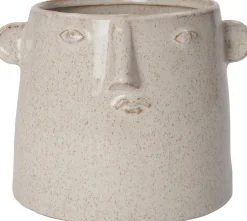 Intratuin Blumentopf Dani weiß D 19 H 14 cm| Blumentöpfe & Pflanzgefäße|Blumentöpfe