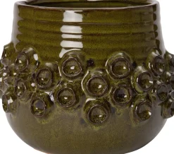 Intratuin Blumentopf Dante grün D 21,5 H 17 cm| Blumentöpfe|Blumentöpfe & Pflanzgefäße