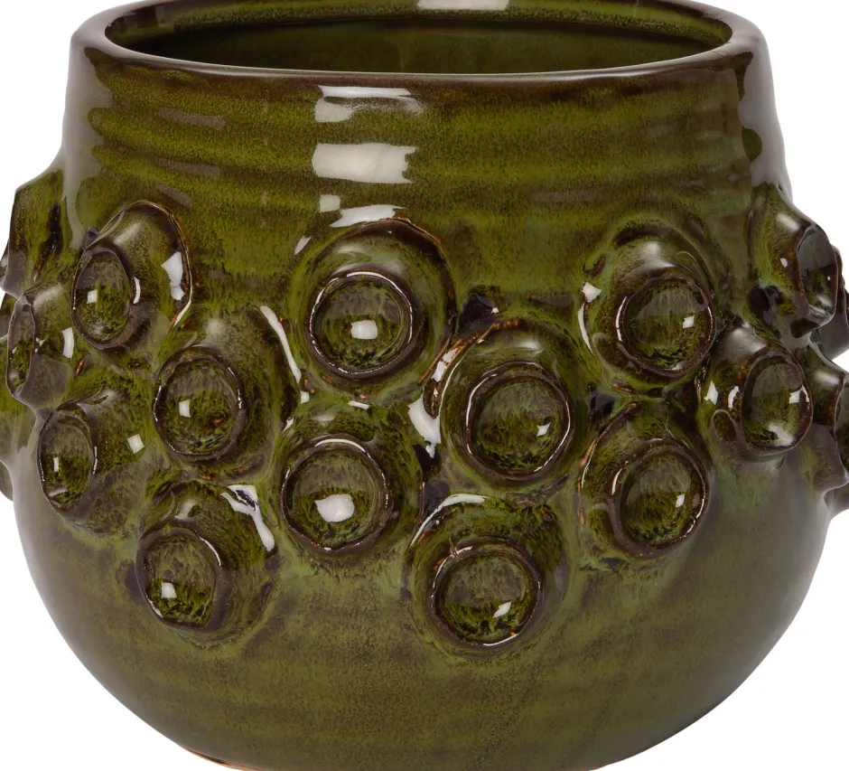 Intratuin Blumentopf Dante grün D 17,5 H 13,5 cm| Blumentöpfe & Pflanzgefäße|Blumentöpfe