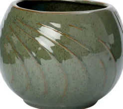 Intratuin Blumentopf Dorit grün D 16 H 12 cm| Blumentöpfe|Blumentöpfe & Pflanzgefäße