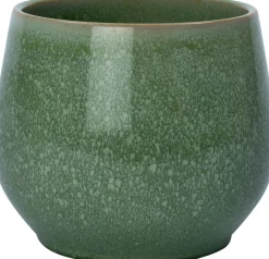 Intratuin Blumentopf Edu grün D 8 H 7,5 cm| Blumentöpfe & Pflanzgefäße|Blumentöpfe
