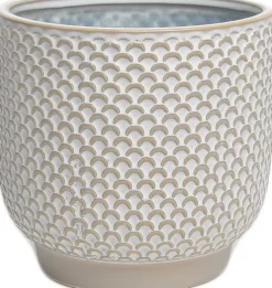 Intratuin Blumentopf Finn D 20 cm H 19 cm grau| Blumentöpfe & Pflanzgefäße|Blumentöpfe