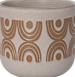 Intratuin Blumentopf Finn weiß D 16,3 H 14,5 cm| Blumentöpfe & Pflanzgefäße|Blumentöpfe