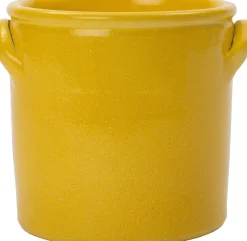 Intratuin Blumentopf Gaia D 20 H 20 cm gelb| Blumentöpfe|Blumentöpfe & Pflanzgefäße