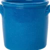 Intratuin Blumentopf Gaia D 24 H 24 cm blau| Blumentöpfe|Blumentöpfe & Pflanzgefäße