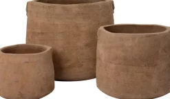 Intratuin Blumentopf Geleen taupe D 49 H 39 cm| Blumentöpfe|Blumentöpfe & Pflanzgefäße