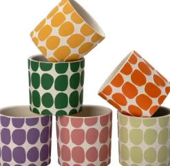 Intratuin Blumentopf Idar grün D 7 H 6,5 cm| Blumentöpfe & Pflanzgefäße|Blumentöpfe