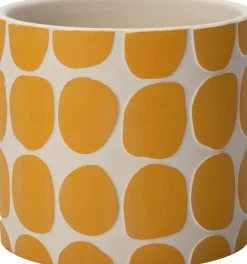 Intratuin Blumentopf Idar gelb D 7 H 6,5 cm| Blumentöpfe|Blumentöpfe & Pflanzgefäße