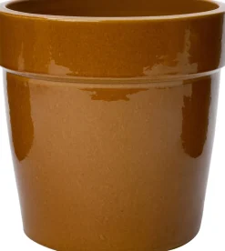 Intratuin Blumentopf Indor gelb D 29 H 27 cm| Blumentöpfe & Pflanzgefäße|Blumentöpfe