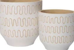 Intratuin Blumentopf Jits weiß D 11 H 11 cm| Blumentöpfe|Blumentöpfe & Pflanzgefäße
