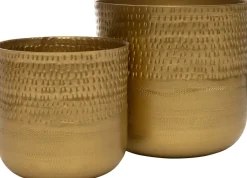 Intratuin Blumentopf Kate D 20 cm H 17 cm gold| Blumentöpfe & Pflanzgefäße|Blumentöpfe
