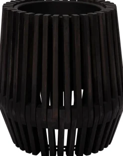 Intratuin Blumentopf Latten schwarz D 39 H 40 cm| Blumentöpfe|Blumentöpfe & Pflanzgefäße