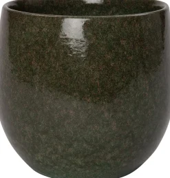 Intratuin Blumentopf Lino D 16 H 14 cm grün| Blumentöpfe|Blumentöpfe & Pflanzgefäße