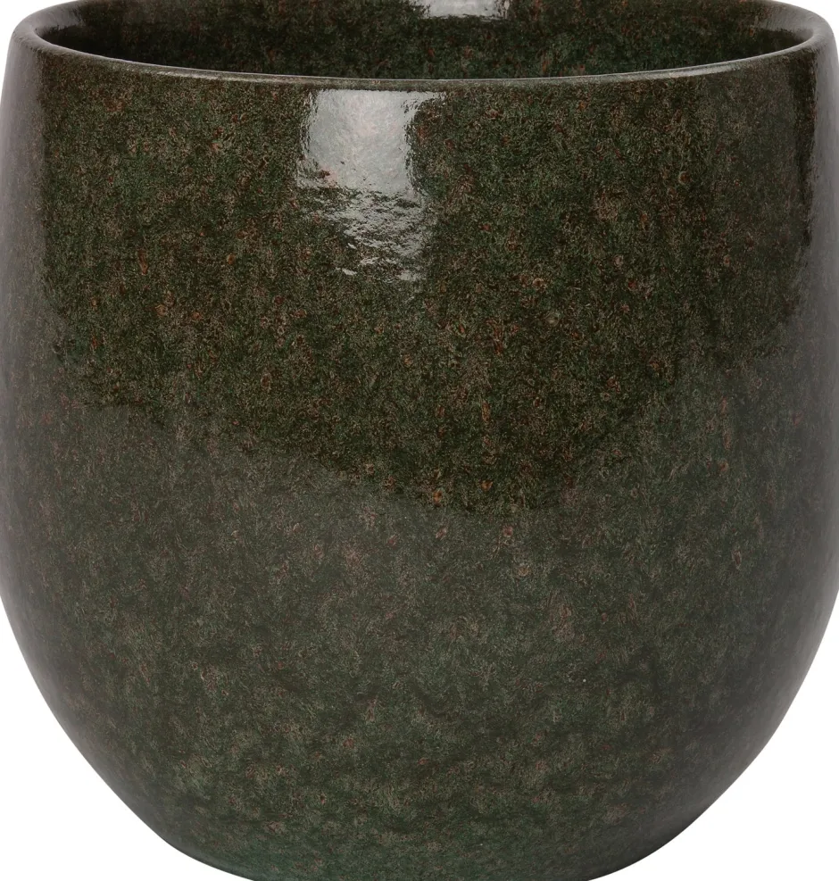 Intratuin Blumentopf Lino D 16 H 14 cm grün| Blumentöpfe|Blumentöpfe & Pflanzgefäße