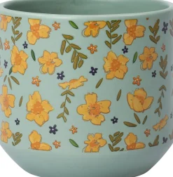 Intratuin Blumentopf Loeke multi D 11 H 9,8 cm| Blumentöpfe & Pflanzgefäße|Blumentöpfe