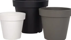 Intratuin Blumentopf Lofly D 59 H 55,5 cm anthrazit| Blumentöpfe|Blumentöpfe & Pflanzgefäße