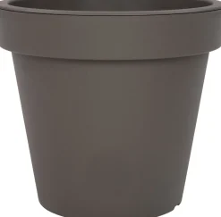 Intratuin Blumentopf Lofly D 39 H 36,1 cm grau| Blumentöpfe|Blumentöpfe & Pflanzgefäße