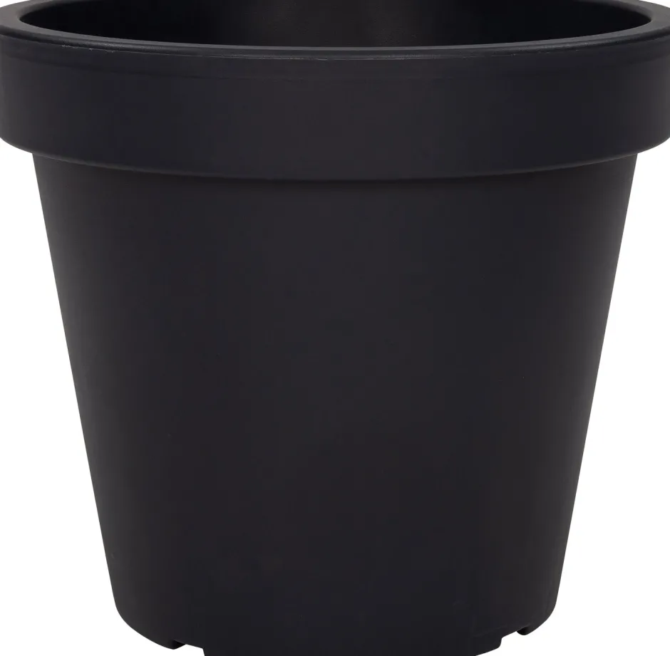 Intratuin Blumentopf Lofly D 39 H 36,1 cm anthrazit| Blumentöpfe|Blumentöpfe & Pflanzgefäße