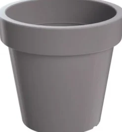 Intratuin Blumentopf Lofly D 34,5 H 31,8 cm grau| Blumentöpfe|Blumentöpfe & Pflanzgefäße