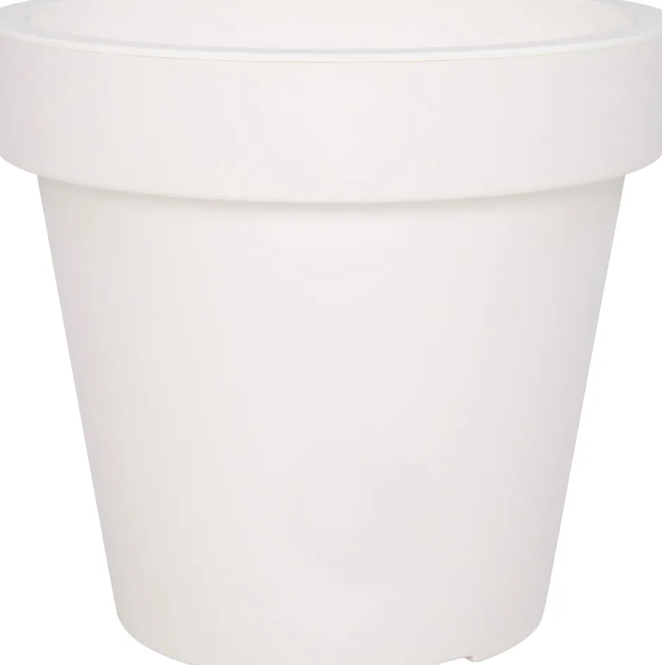 Intratuin Blumentopf Lofly D 39 H 36,1 cm weiß| Blumentöpfe|Blumentöpfe & Pflanzgefäße