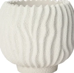 Intratuin Blumentopf Loren weiß D 21 H 19 cm| Blumentöpfe|Blumentöpfe & Pflanzgefäße