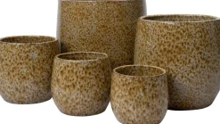 Intratuin Blumentopf Lulu gelb D 34 H 32 cm| Blumentöpfe & Pflanzgefäße|Blumentöpfe