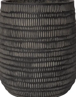 Intratuin Blumentopf Lyn braun D 24 H 29 cm| Blumentöpfe & Pflanzgefäße|Blumentöpfe