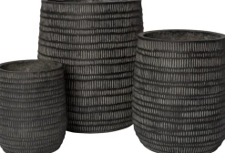 Intratuin Blumentopf Lyn braun D 24 H 29 cm| Blumentöpfe & Pflanzgefäße|Blumentöpfe