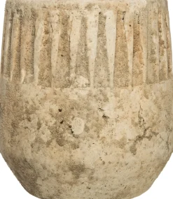 Intratuin Blumentopf Mans D 22 cm H 23 cm beige| Blumentöpfe|Blumentöpfe & Pflanzgefäße