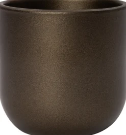 Intratuin Blumentopf Marlon gold D 19 H 17 cm| Blumentöpfe|Blumentöpfe & Pflanzgefäße