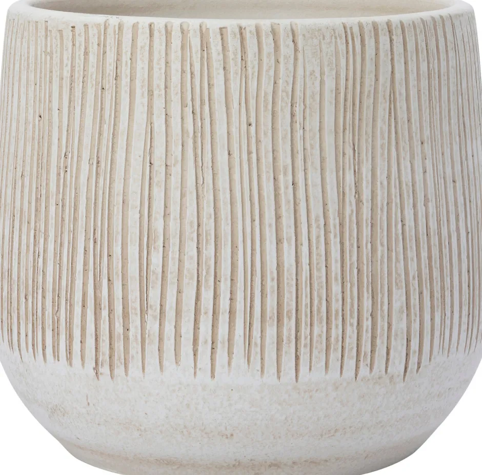 Intratuin Blumentopf Melle creme D 20 H 20 cm| Blumentöpfe|Blumentöpfe & Pflanzgefäße