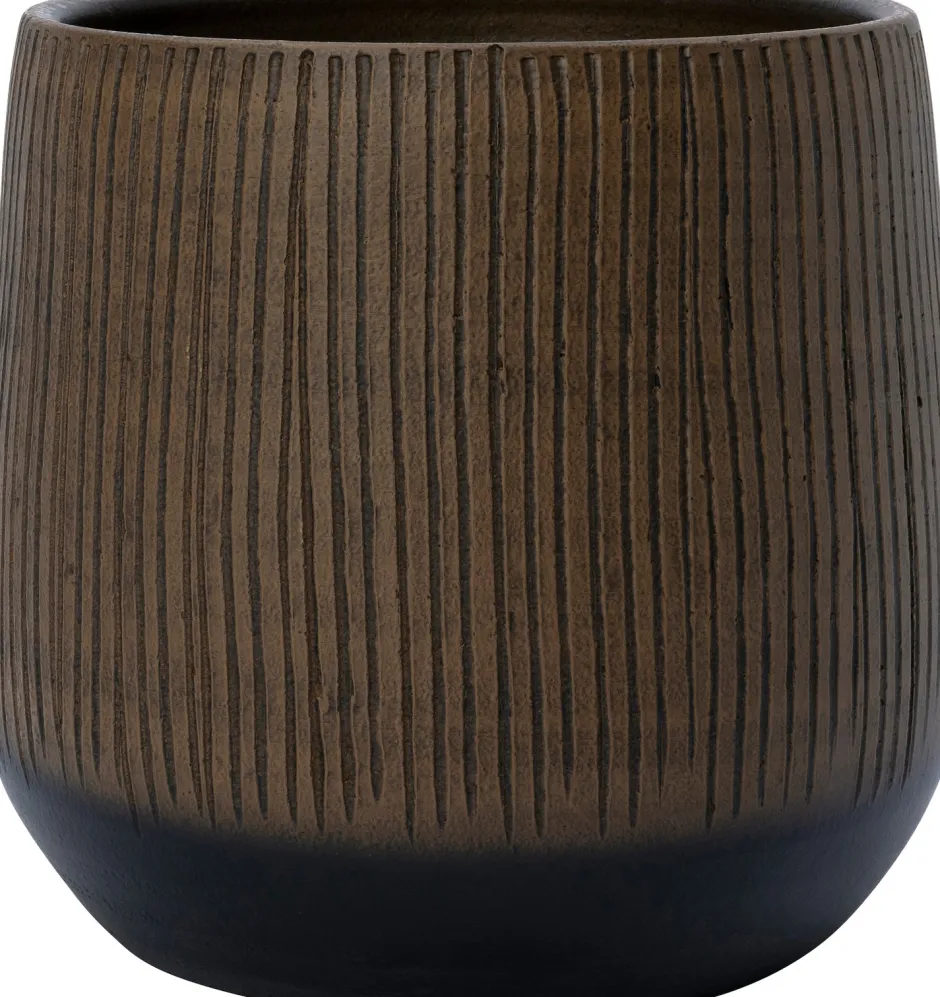 Intratuin Blumentopf Melle braun D 16 H 14 cm| Blumentöpfe & Pflanzgefäße|Blumentöpfe