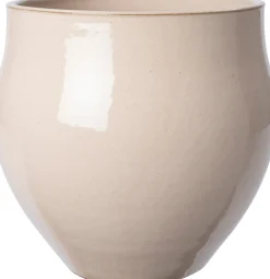 Intratuin Blumentopf Miek beige D 18 H 17 cm| Blumentöpfe|Blumentöpfe & Pflanzgefäße