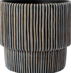 Intratuin Blumentopf Milan schwarz D 14 H 13 cm| Blumentöpfe|Blumentöpfe & Pflanzgefäße