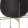 Intratuin Blumentopf mit Ständer Elif schwarz D 50 H 85 cm| Blumentöpfe|Blumentöpfe & Pflanzgefäße