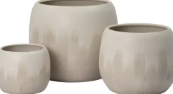 Intratuin Blumentopf Sabina creme D 30 H 23 cm| Blumentöpfe & Pflanzgefäße|Blumentöpfe