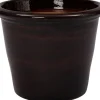 Intratuin Blumentopf Saxon dunkelbraun D 35 H 27 cm| Blumentöpfe|Blumentöpfe & Pflanzgefäße
