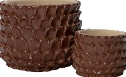 Intratuin Blumentopf Selby braun D 20 H 16 cm| Blumentöpfe & Pflanzgefäße|Blumentöpfe