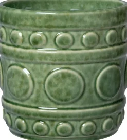 Intratuin Blumentopf Sen grün D 8 H 8 cm| Blumentöpfe|Blumentöpfe & Pflanzgefäße