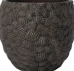 Intratuin Blumentopf Tannenzapfen braun D 34 H 33 cm| Blumentöpfe|Blumentöpfe & Pflanzgefäße