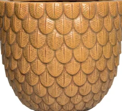 Intratuin Blumentopf Tess D 15,5 cm H 14 cm braun| Blumentöpfe & Pflanzgefäße|Blumentöpfe