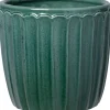 Intratuin Blumentopf Vajen grün D 15 H 13 cm| Blumentöpfe & Pflanzgefäße|Blumentöpfe
