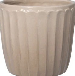 Intratuin Blumentopf Vajen beige D 19 H 17 cm| Blumentöpfe & Pflanzgefäße|Blumentöpfe