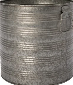 Intratuin Blumentopf Vivi zink D 31 H 30 cm| Blumentöpfe|Blumentöpfe & Pflanzgefäße